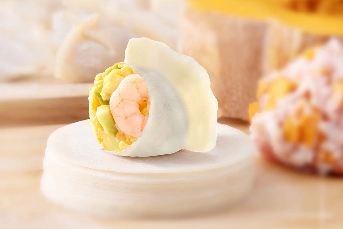 角瓜虾仁饺子